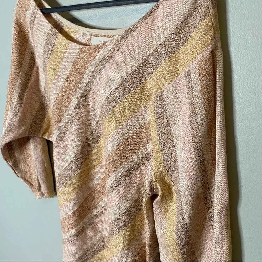 NWT Faithfull The Brand São Paulo Long Sleeve Top Linen Cotton - Picture 6 of 9